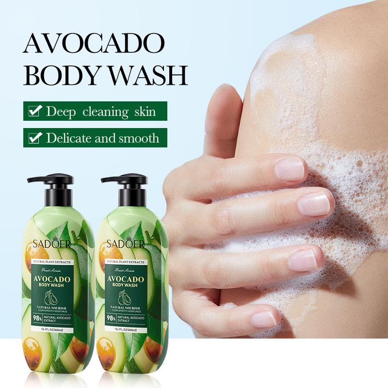 Gel douche aux fruits 400 ml SADOER Gel douche hydratant pour la peau