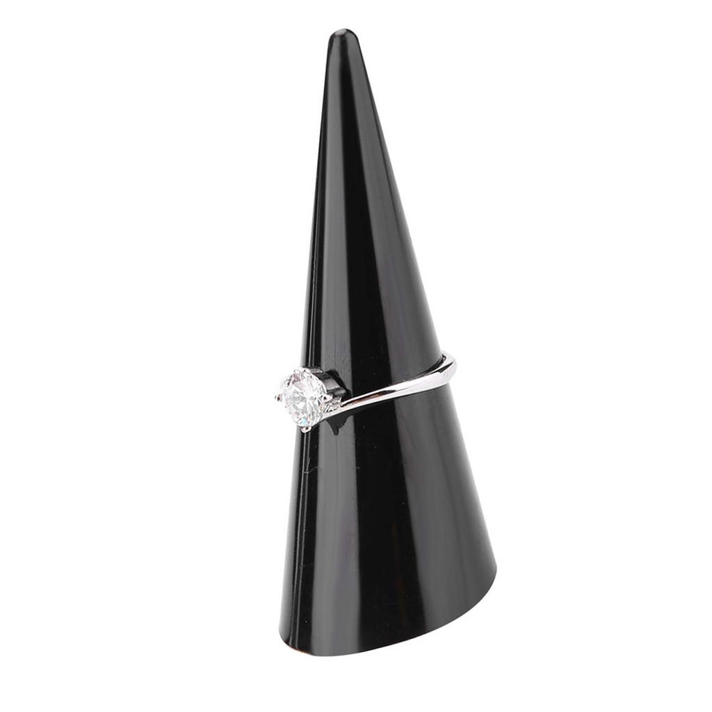 5 Stück Einzel-Finger-Display Halter Vitrinenständer Schmuck s (Weiß)