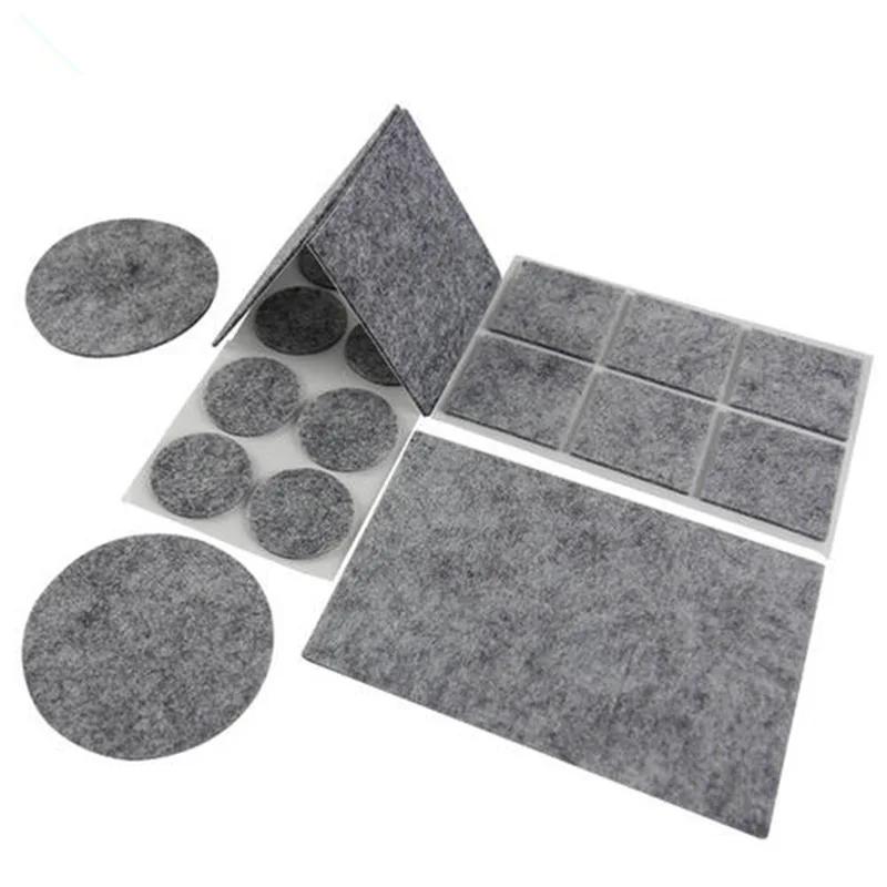100cm/200cm*50cm Black Dark Gray Color Self-adhesive Felt Fabric Sticky Felt Cloth for Background Decoration Sound Insulation