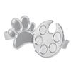 Mini Claw Ring Palette 3D Printed Nail Art Color Palette Mixing Ring Portable Small Nail Color Blending Tray for Nail Polishes