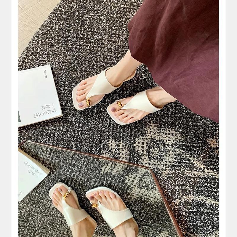 Fashion 2025 Summer Flip Flops Women Clip Toe Flat Sandals Beach Slides Female Outside Thong Sandalias Mujer Slipper Shoes Ladies Jandal