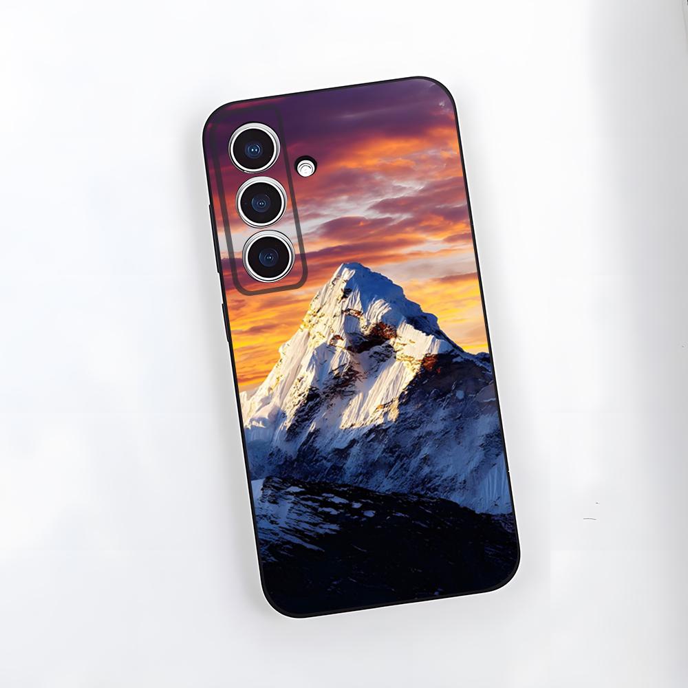 Snow Mountain Phone Case For Samsung S26 S25 Plus S20 S20 Plus S22 Ultra S23 FE S21 Plus S21 Ultra Soft Cover