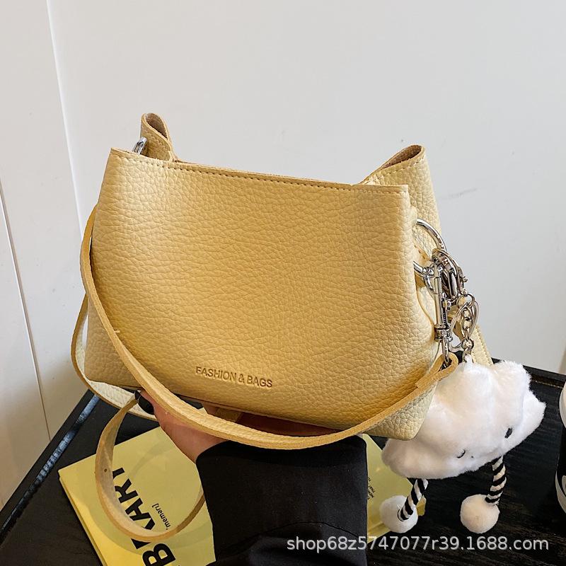 Korean Version of Fashion Bucket Bag 2025 New Trend Versatile Women Crossbody Niche Popular Super Fire Shoulder Bag