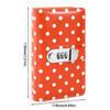 Combination Lock Cash Savings Book PU Leather Cash Envelope Organizer  Household Finance