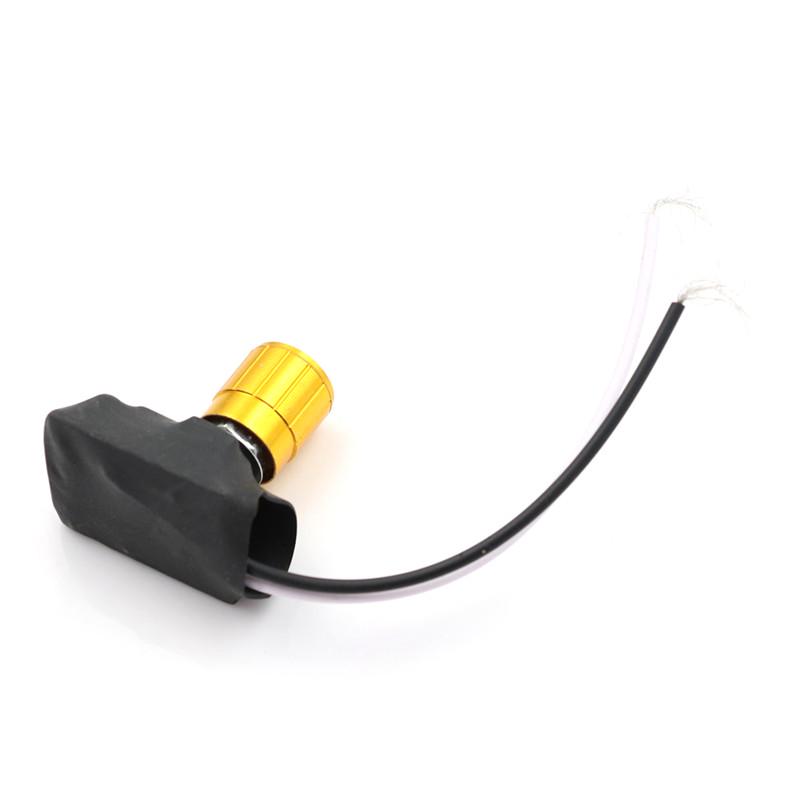 220V 3A Gold Tone Table Lamp Full Range Dimmer Rotary Switch 2 Way