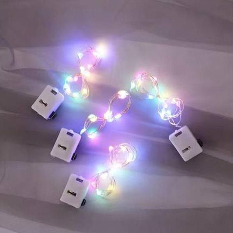 LED Copper Wire String Lights: Multicolor Floral Waterproof Decoration for Cake & Gifts