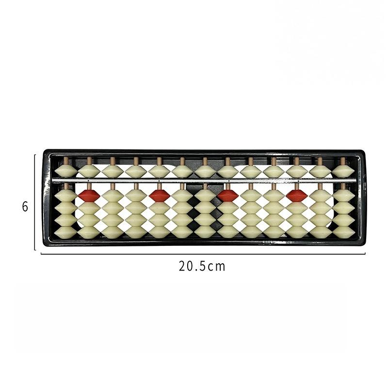 13 Digits Abacus Counting Tool Soroban Arithmetic Column Classic Calculator for Student Learning Practice