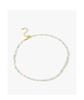 Douyin new dopamine color beaded necklace women's light luxury niche design sense personality temperament clavicle chain neck chain