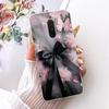 Para Xiaomi Pocophone F1 Funda Lujo Lazo Flores Pintadas Cubierta 6.18'' Suave TPU Funda para Teléfono Para Xiaomi Poco F1 PocoF1 Fundas Bumper