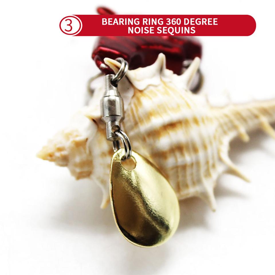 Tail spinnerbait 5g 10g metal VIB spinner tail swimbait trout spinnerbait bass fishing
