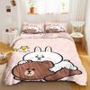 LINEFRIENDS Anime Σπίτι Υπνοδωμάτιο Άνεση Σκανδιναβικό πολυεστερικό υλικό κατάλληλο για παιδιά και ενήλικες Σετ 3 τεμαχίων