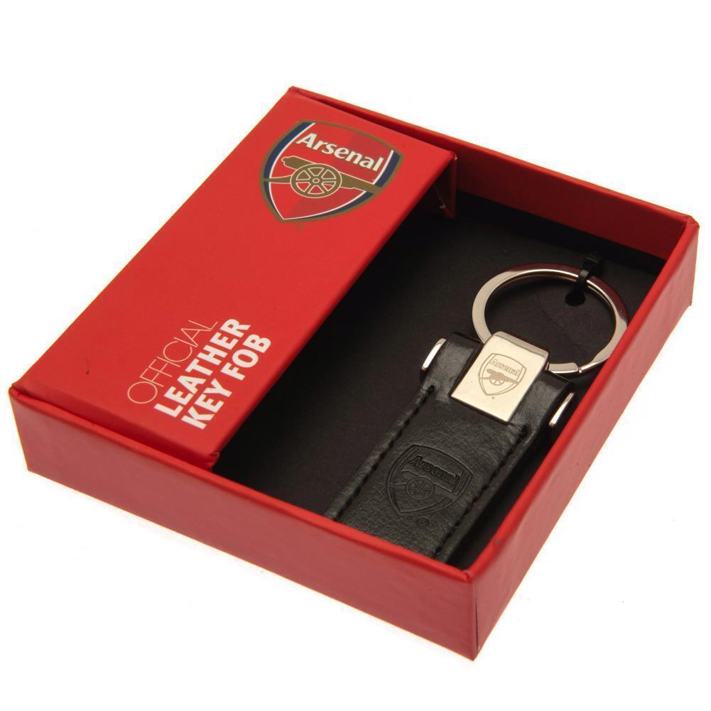 Arsenal FC Leather Keyring
