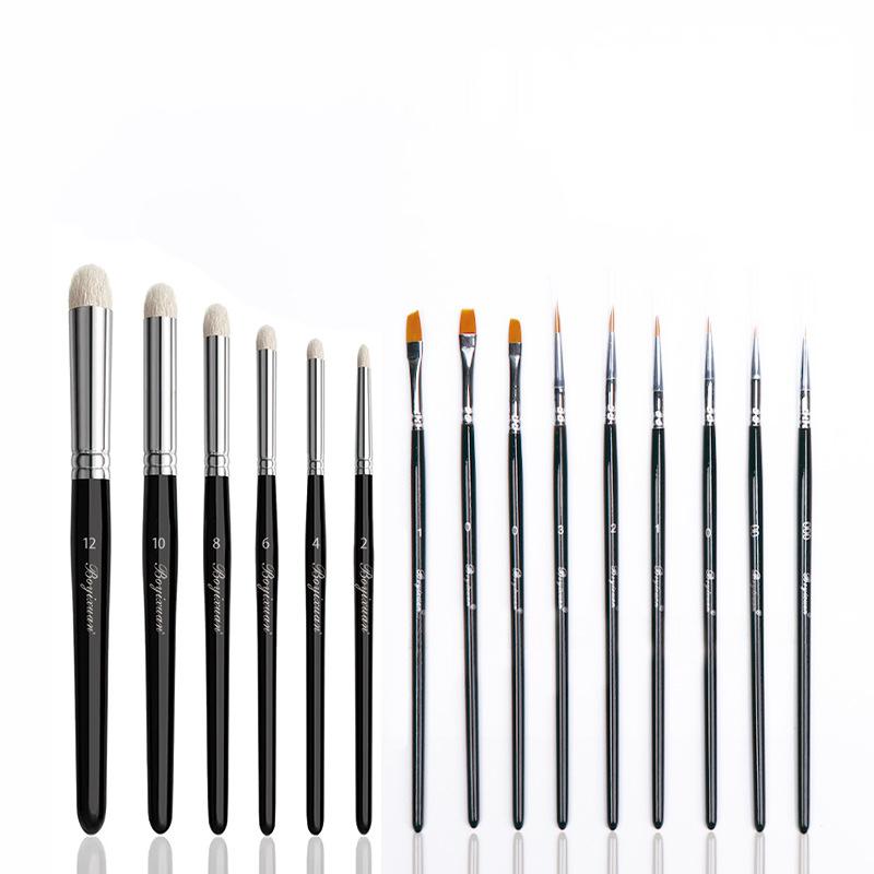 

Model Painting Brush Set Professional 15pcs Dry Paint Brushes and Miniature Nylon Brushes
