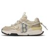 Chunky Runner Low Top Casual Running Shoes Unisex Beige Black 3ARNCRA4N-43BGS