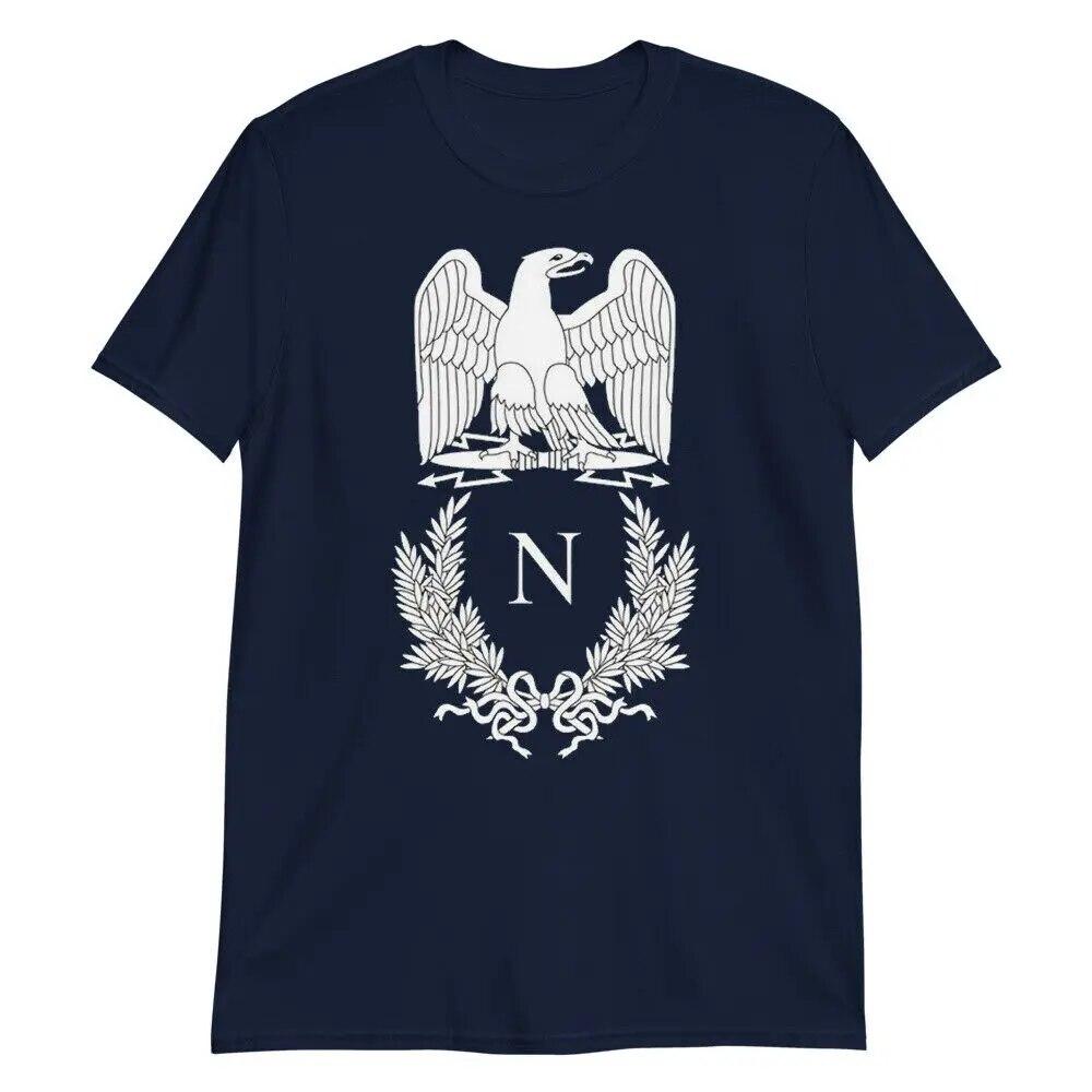 French Pride Napoleon Bonaparte Eagle T-Shirt. Summer Cotton O-Neck Short Sleeve Unisex Cotton T Shirt New Oversized Streetwear
