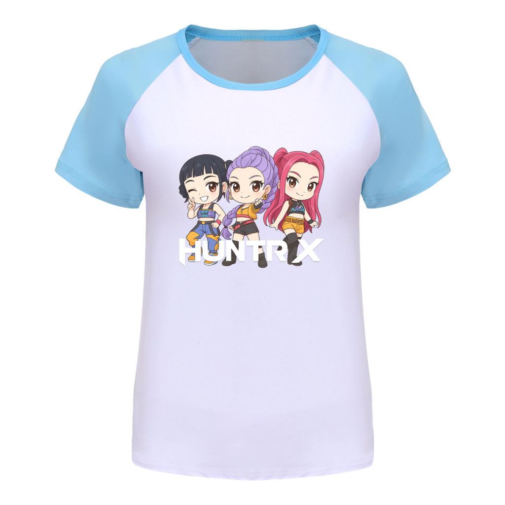 5015 Kids Girls Rumi Zoey Mira Print Raglan Short Sleeves T-Shirt