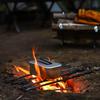 Outdoor Canopy Tent Peg Set with Thickened Ropes: Windproof, Extended Ground Steel Pegs for Camping and Beach.