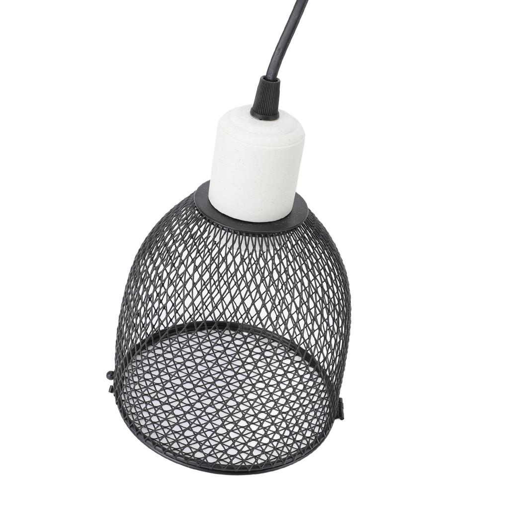 Reptile Heating Lamp Cap Iron Ceramic Anti Scald Adjustable Size Improved Comfort Turtle Heat Dome