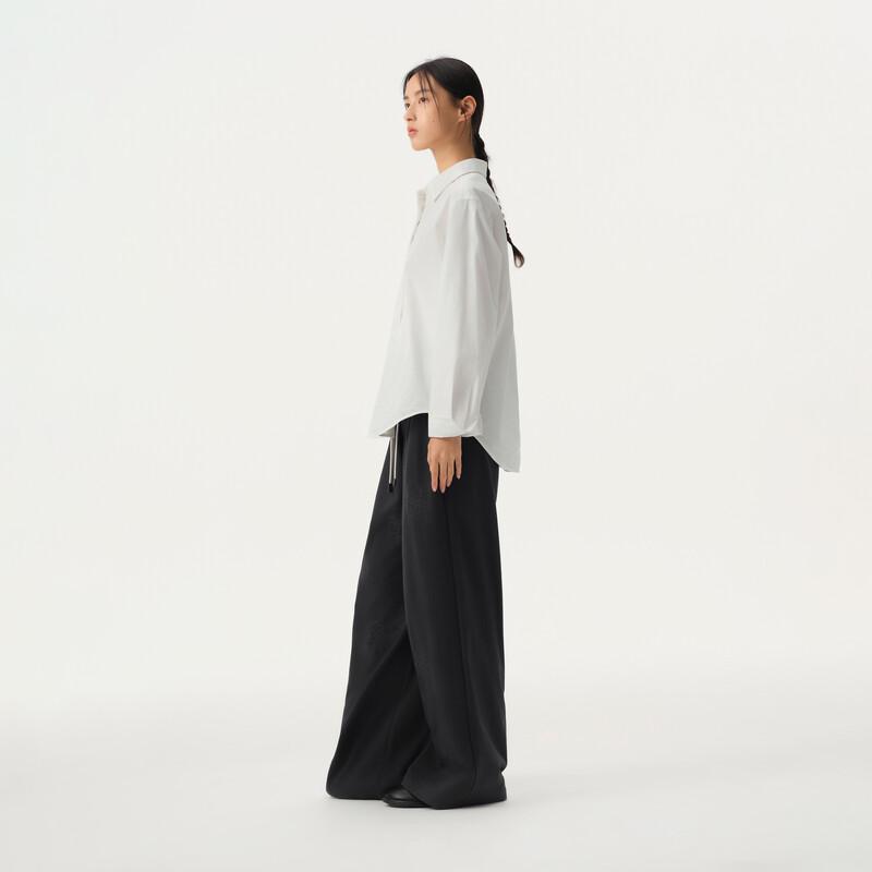 Broadcast Women's Loose Fit Drape Wide-Leg Trousers