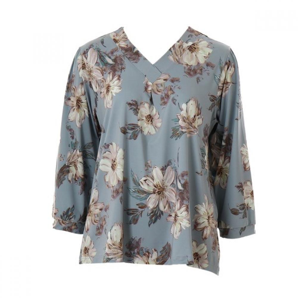Venus Big Flower Homewear Top Veva107w Grey/85S