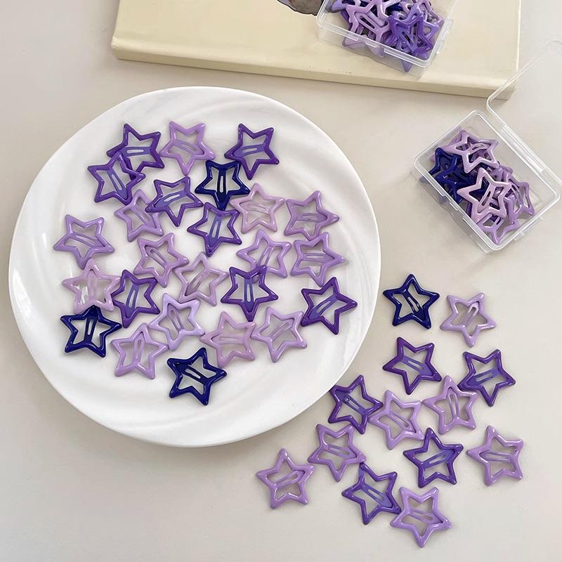 Dopamine Star Hair Clip: Elegant Women's Headwear Accessory for Summer Bangs