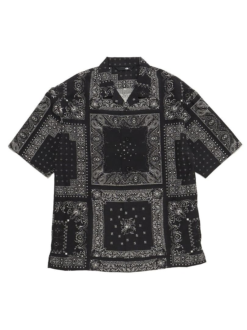 

The North Face Short Sleeve Aloha Vented Water UV Bandana New L Men s Shirt, Lightweight, Repellent, Anti-Static, Protection, NR22330, Black,