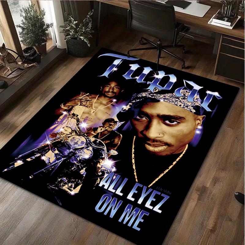 Rug Tupac Carpet Office Decorative Carpet For Living Room Bedroom Door Mat Floor Rug Computer Chair Area Rug