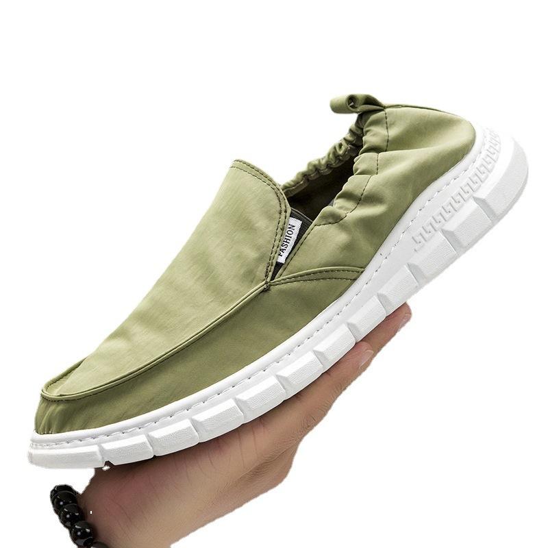 New Style Cloth Shoes Soft Sole Men's Shoes Breathable Casual Board Shoes Lazy Shoes Men's Casual Canvas Shoes
