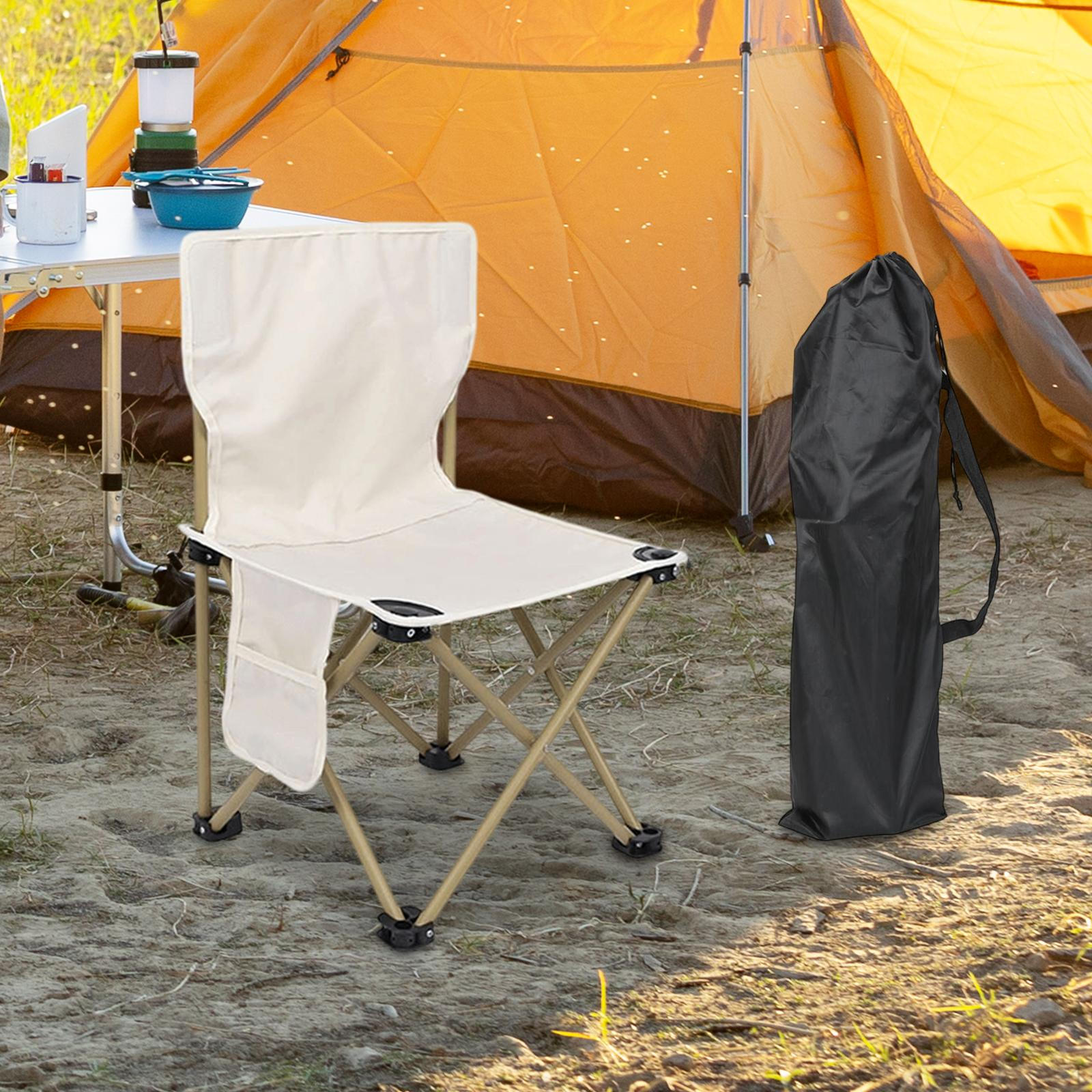 

Принадлежности для кемпингового кресла Отдых Уличное сиденье для патио Спортивные соревнования Барбекю белый