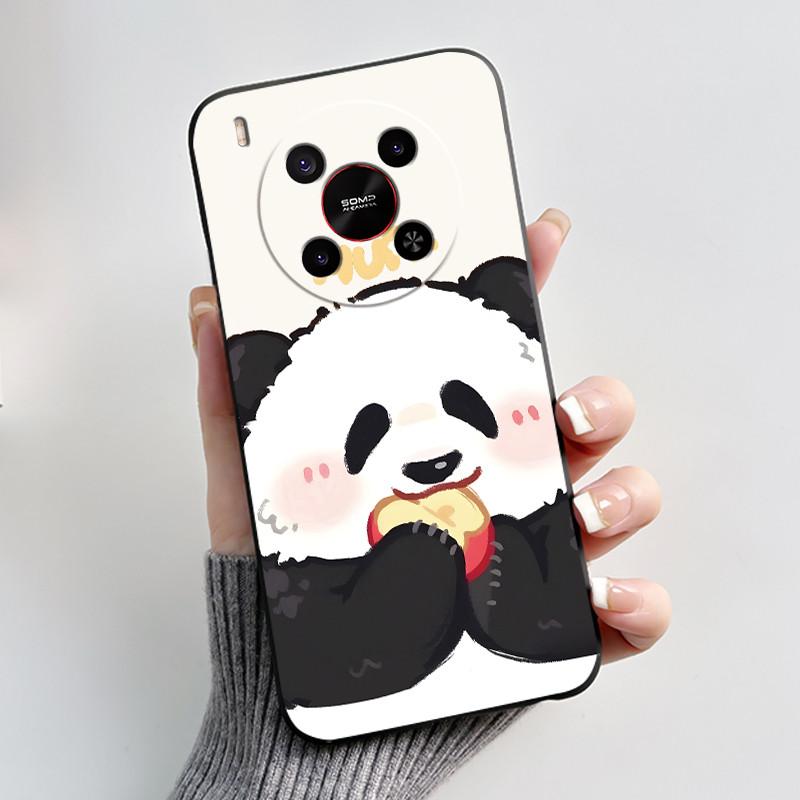 Case For ZTE Blade V70 Max / Nubia V70 Max Phone Case Black Soft Silicone Shockproof Cover Luxury Cute Love Rabbit Funny Casing