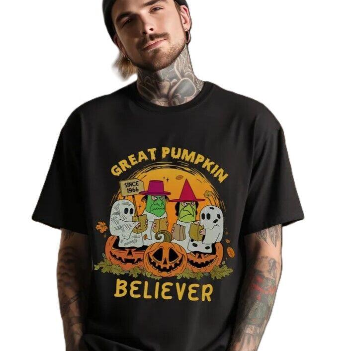 

Great Pumpkin Believer T-shirt, Peanuts T-shirt Unisex T-Shirt XXXXL