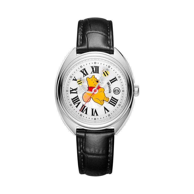 Disney/Disney, Pooh personality pointer retro Roman numerals men s quartz watch 439