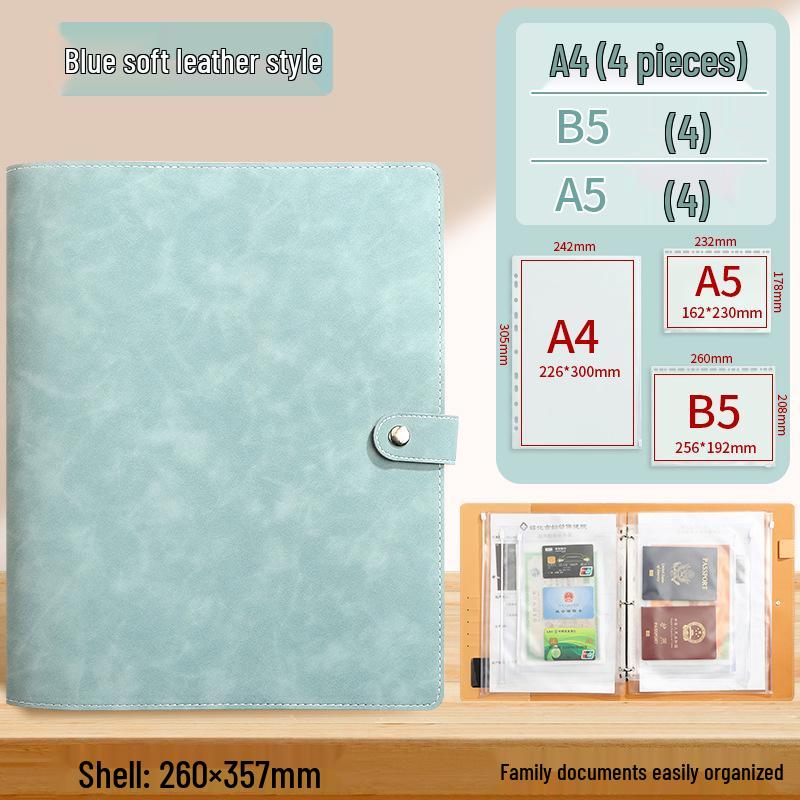 

Многофункциональный семейный держатель для документов и карт для свидетельств и регистраций