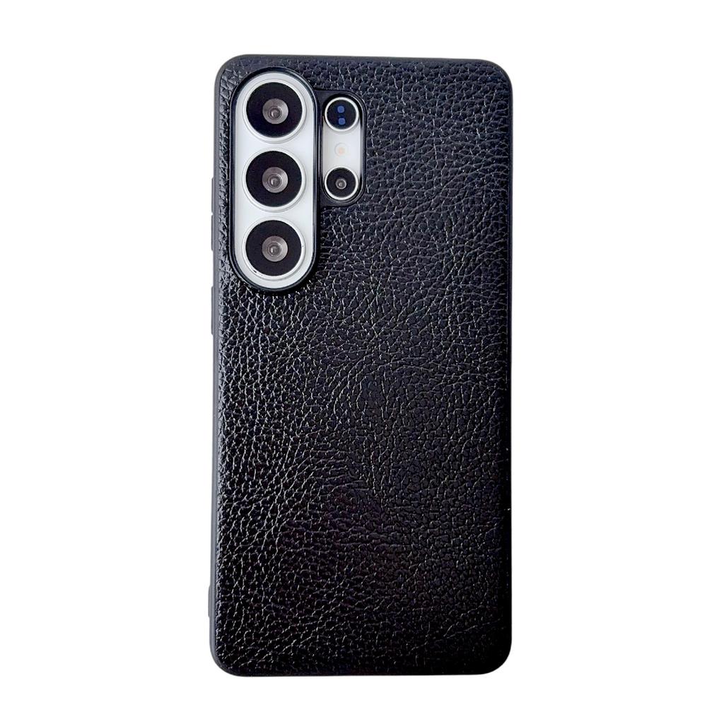 Anwendbar für Samsung S26Ultra Lederstruktur Handyhülle S25Ultra Matt S24Ultra Sturzfest S23 Schutzhülle