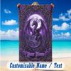 Dragon Phoenix Theme Beach Towel Personalized Custom Name & Text Soft Quick Dry Beach Towel for Swimming Travel