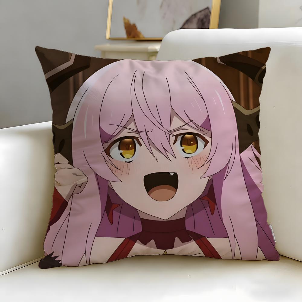 

anime Im Quitting Heroing Cushion Cover Soft EasyWash Pillow Case Versatile for Couch Bed Travel and Office 30X30cm