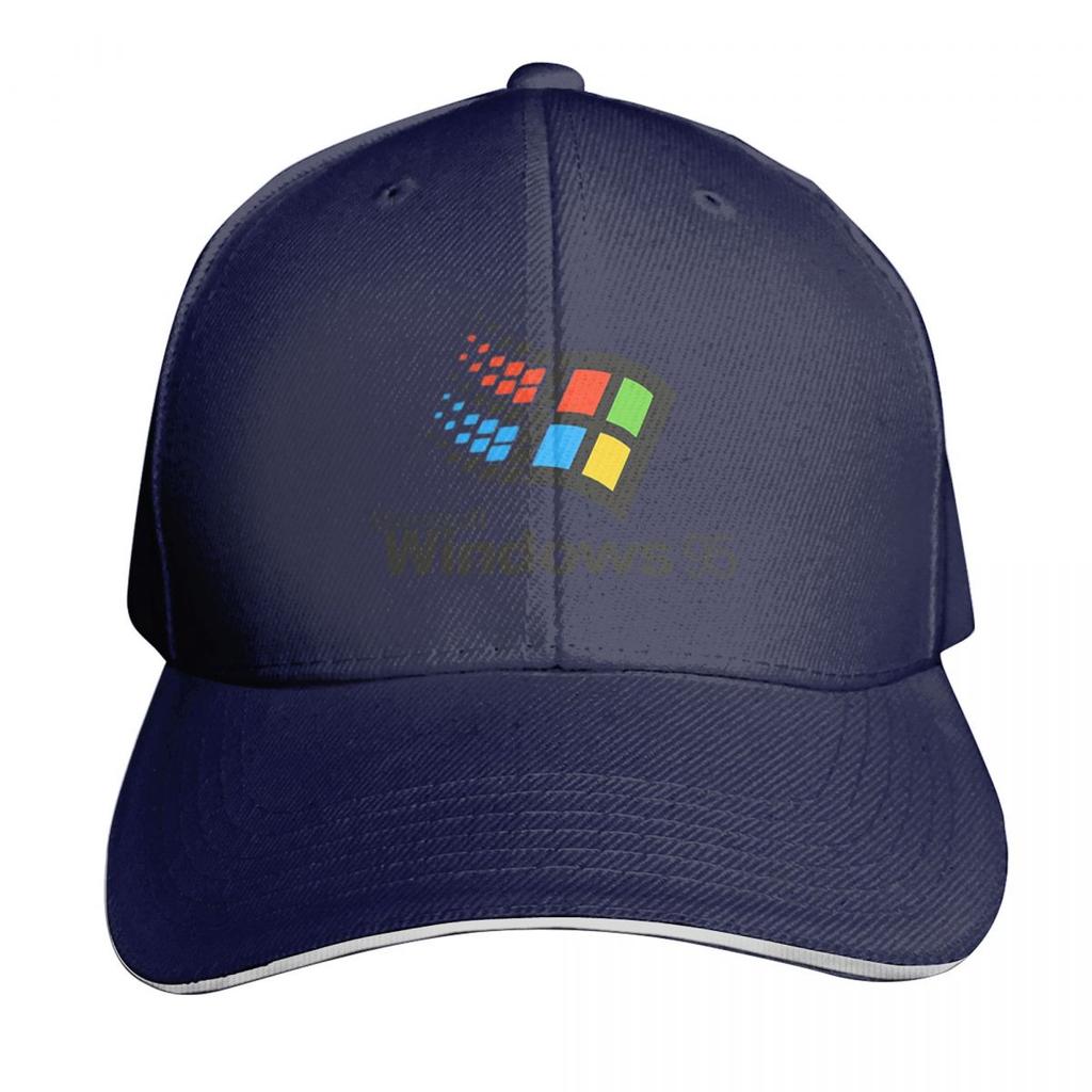 Windows 95 Geeks Nerd Kappe Mode Lässig Baseballkappen Verstellbarer Hut Hip Hop Sommer Unisex Baseballkappen