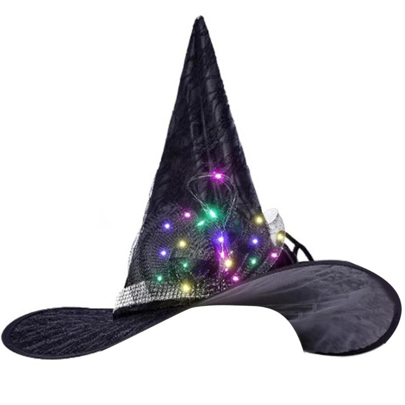 Retro Witch Hat Cloak Wand Accessory Unique Pumpkin Wizard Hat Fashion Accessory