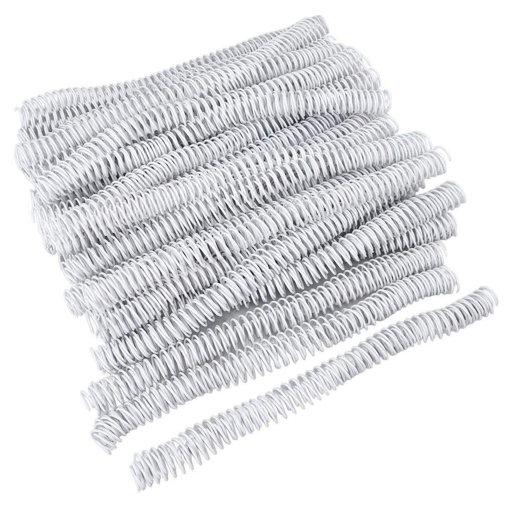 100PCS Spiral Binding Coils 16mm Diameter 48 Teeth 4:1 Combs Spines for Paper
