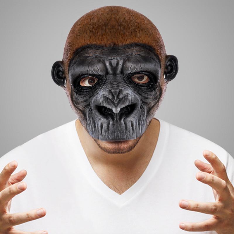 Halloween-Gorilla-Maske aus Schaumstoff für Kostümpartys und Cosplay-Events