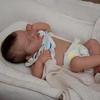 48CM Washable Lifelike Soft Hand-painted Simulation Baby Reborn Doll Children Accompany Play Doll Gift
