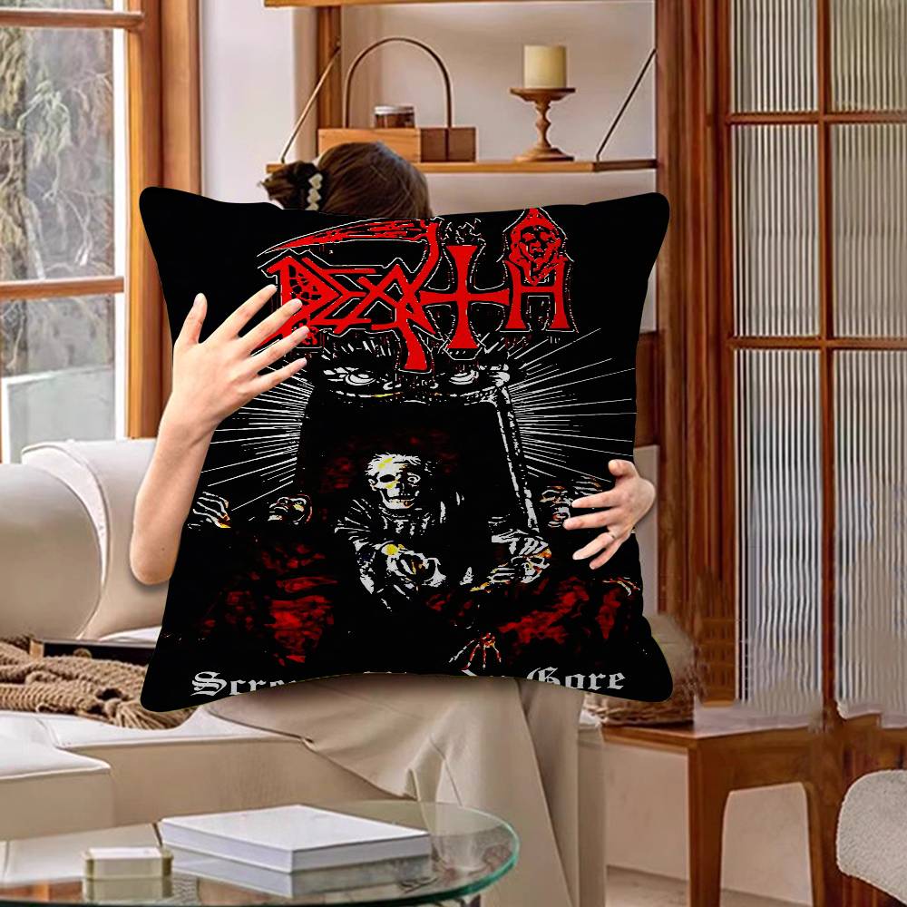 D-Deaths Mental Rock Band Pillow Anime Pillow Sofa Bed Head Pillow Cover Cushion Cover 45X45 Cm Fashion