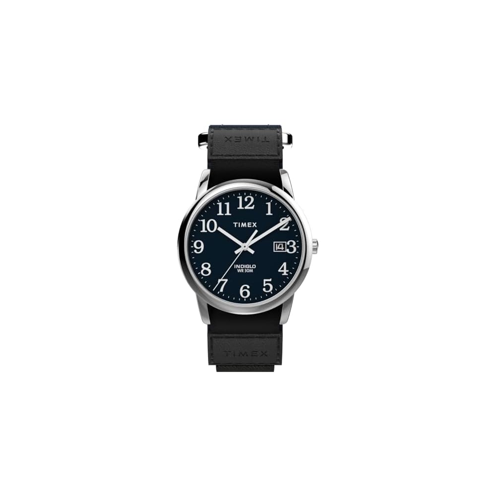 Timex Easy Reader Men s Quartz Watch Blue Dial Mineral Glass Brass TW2U85000