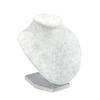 Necklace Bust Jewelry Display Stand Figure 15x15x12cm