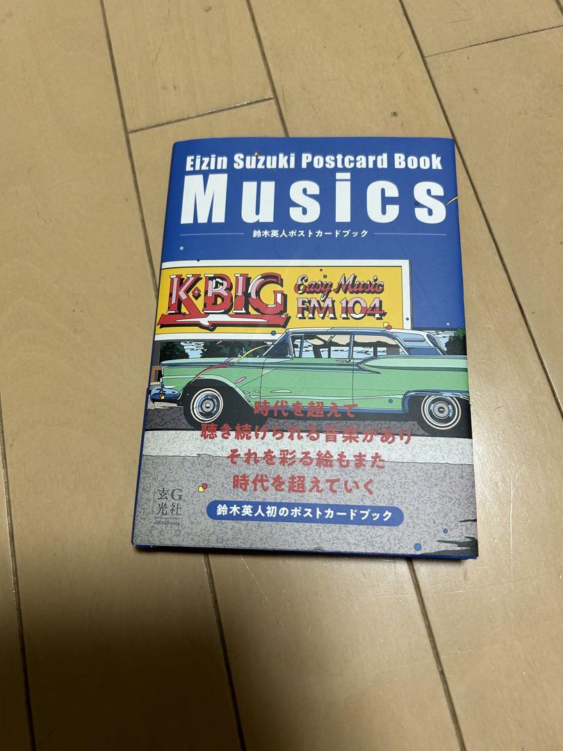 

[USED] Price reduction! Hideto Suzuki Postcard Book Musics First Edition