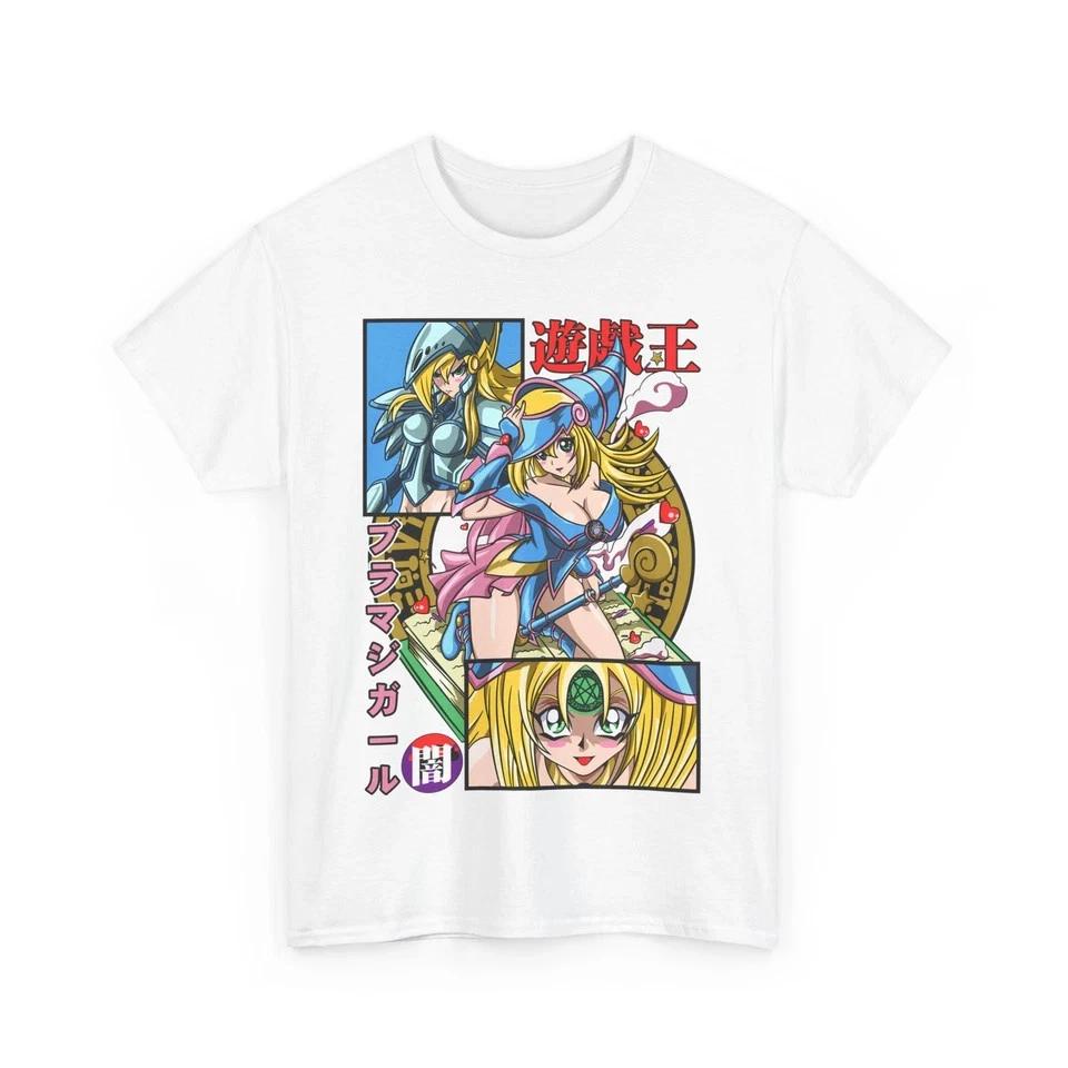 Yhio Unisexga Shirt Unisex Heavy Cotton Tee Japanese Anime Tee Shirt White S4XL S