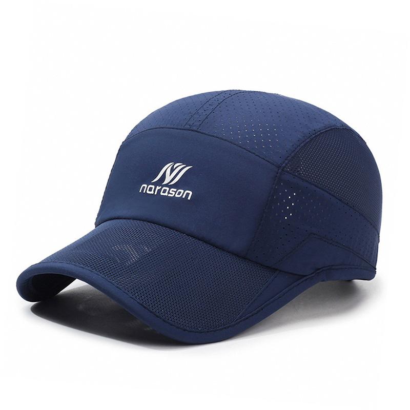 Cappellino da Baseball Estivo da Esterno con Protezione Solare Cappello Traspirante in Rete Stile Coreano Visiera Vuota Cappellino da Corsa ad Asciugatura Rapida