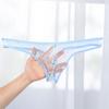 Men Briefs Stretchy See-through Low Waist No Bound Feeling Mesh Men Underpants Inner Wear Clothes