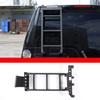 For Land Rover Discovery 3 LR3 Discovery 4 LR4 2004-2016 Black Aluminum Car Rear Tail Door Ladder Climbing Exterior Accessories