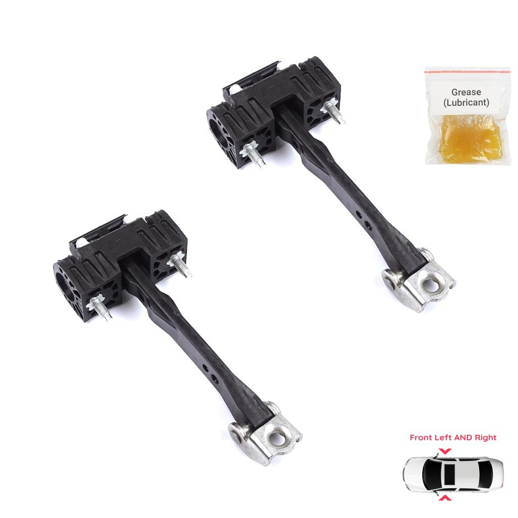 EDP950-1 2 Pieces Front Left AND Right Door Catch Hinge Brake Stop Check Strap Limiter for Peugeot 508 MK1 W23 8D 8E 2010-2018 4/5 Door 9686658480